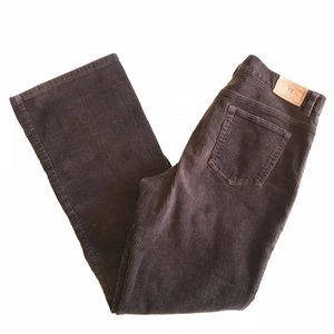LAUREN Jeans Co Pants Corduroy Sz 8 Bootcut Brown
